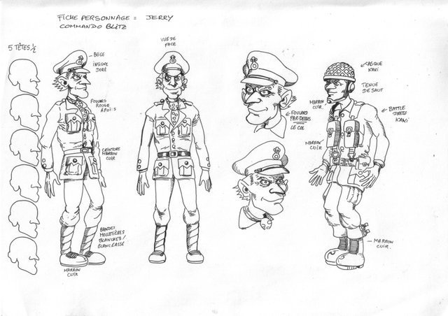 Commando Blitz, Jerry, le vétéran.