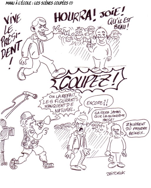 Manu retourne à l'école