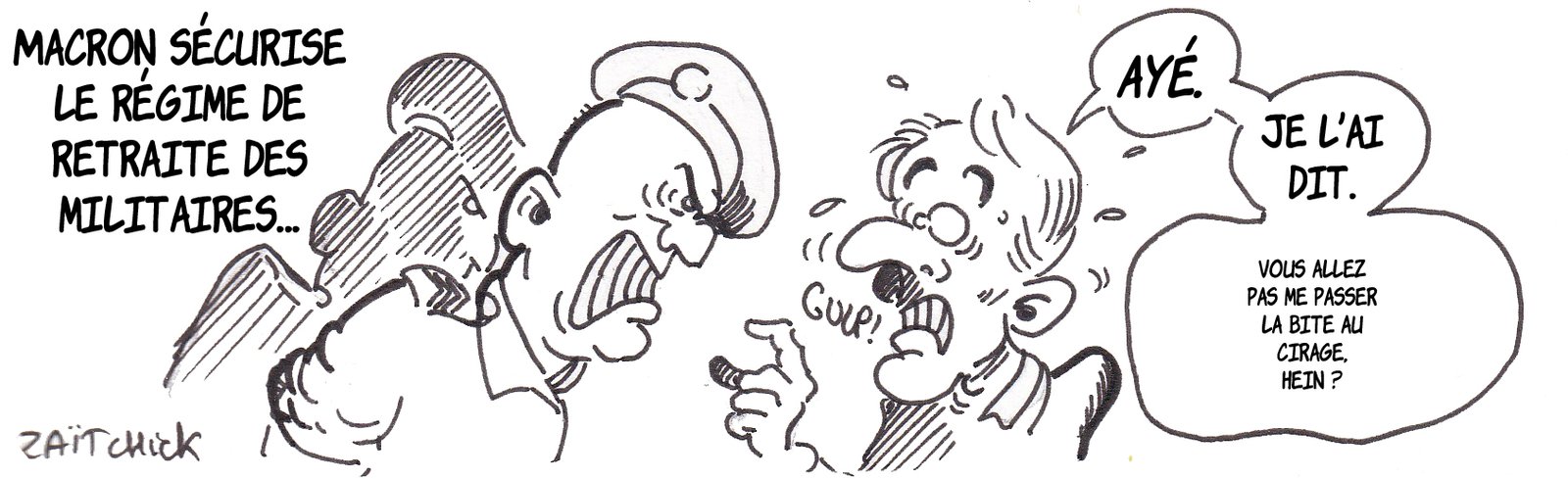 Si tu veux ta retraite, prends un fusil...