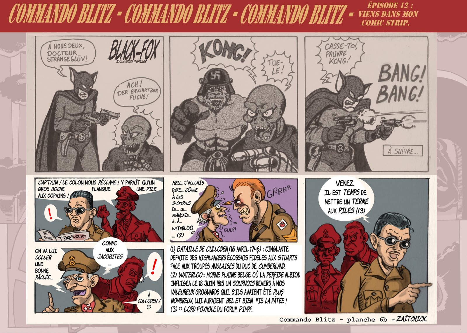 Commando Blitz #12 : viens dans mon comic strip.