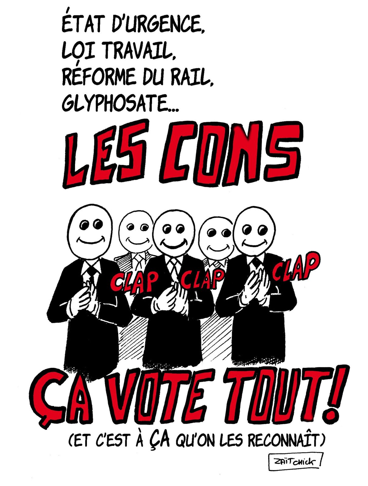 "Je suis contre mais je vote pour."