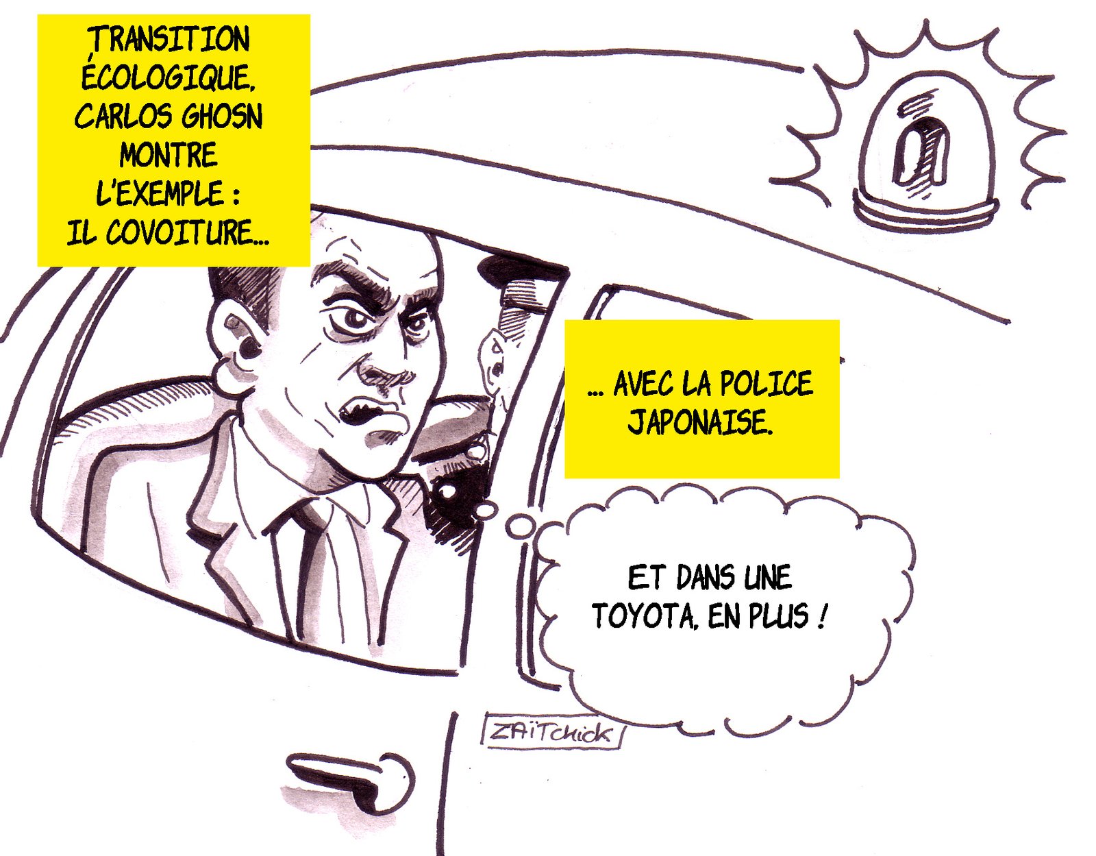 Ghosn in the shell