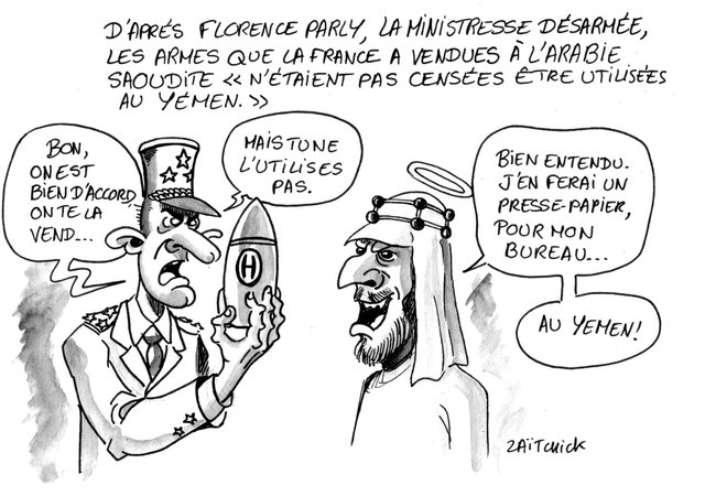 Ministre désarmée.