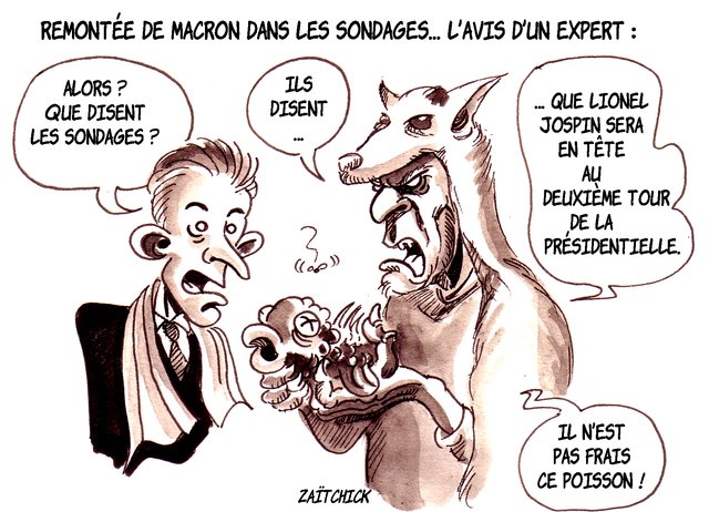 Y a les petits mensonges, y a les gros mensonges et y a les sondages.