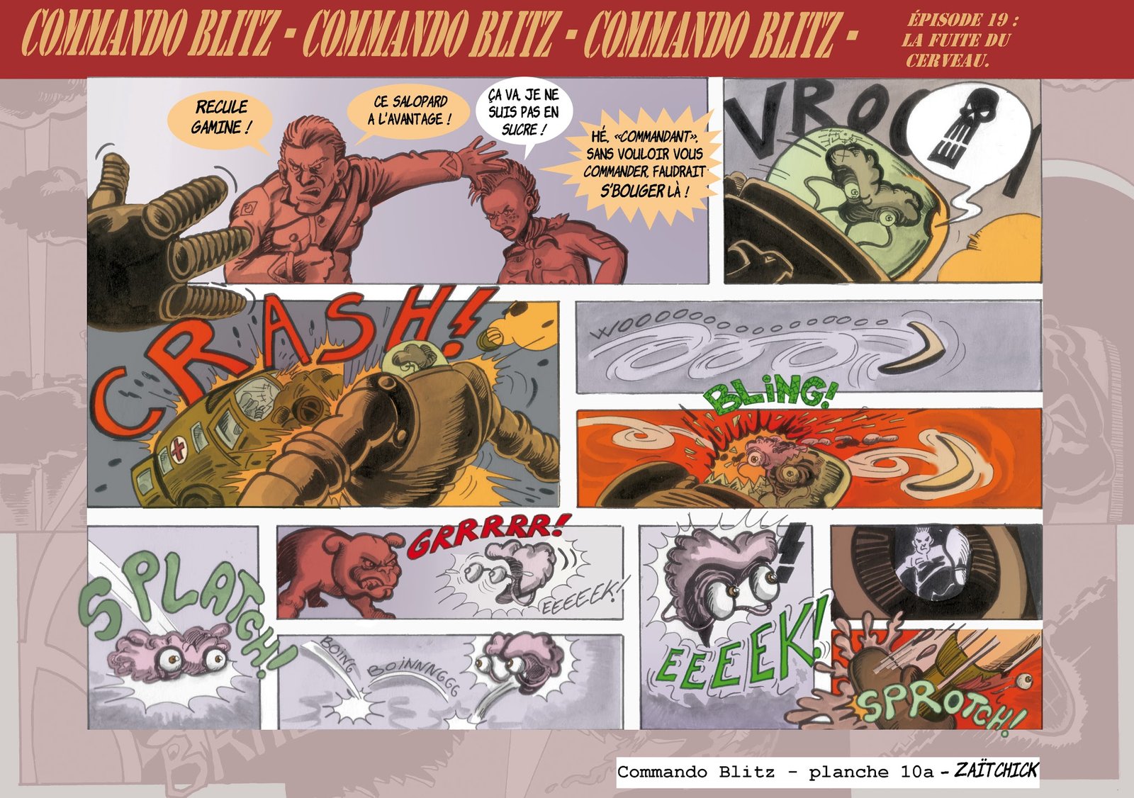 Commando Blitz : la fuite du cerveau