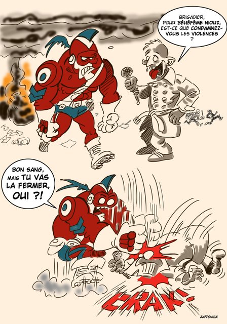 Le Brigadier condamne les violences