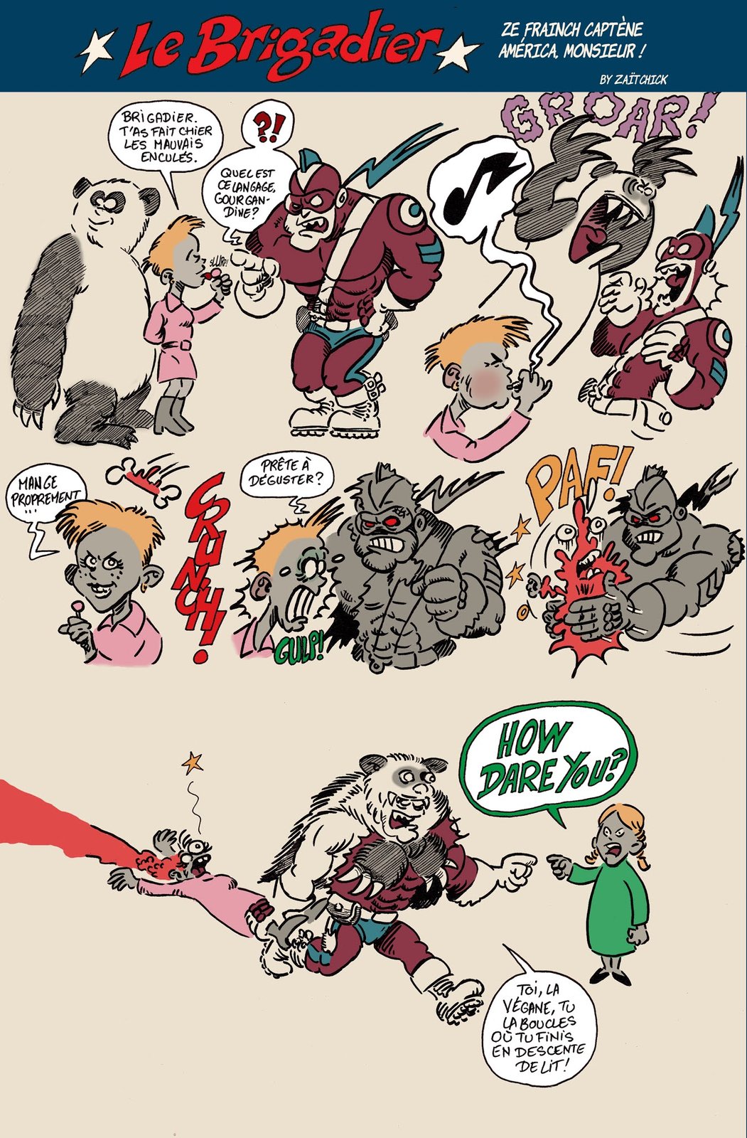 Le Brigadier aime les animaux... d'habitude.