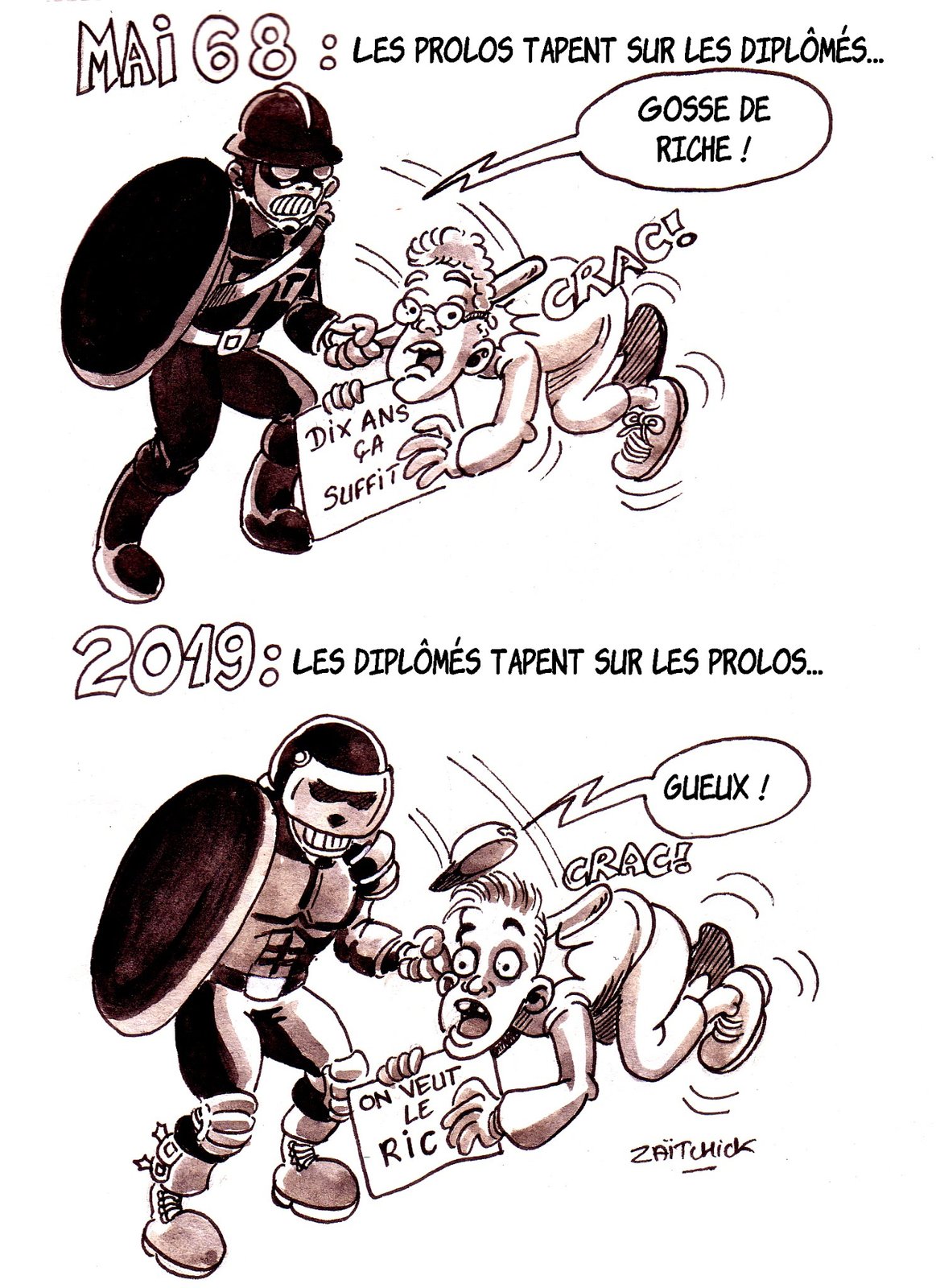 Retournement de situation.