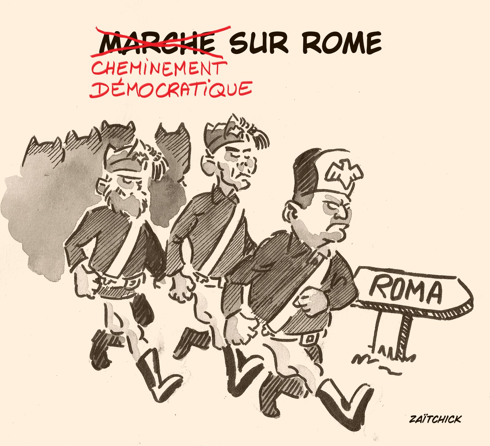 Flânerie champêtre (En Marche... sur Rome !)