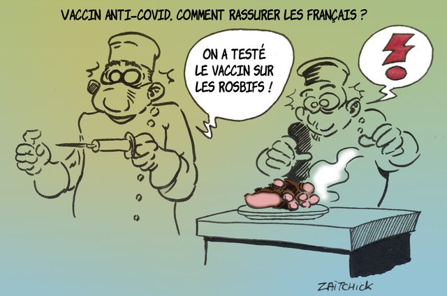 Messieurs les Anglais, vaccinez les premiers.