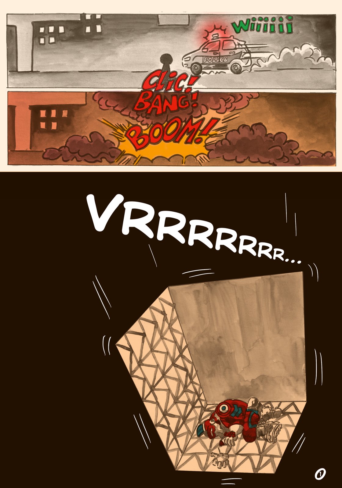 Le Brigadier aux enfers - planche 1