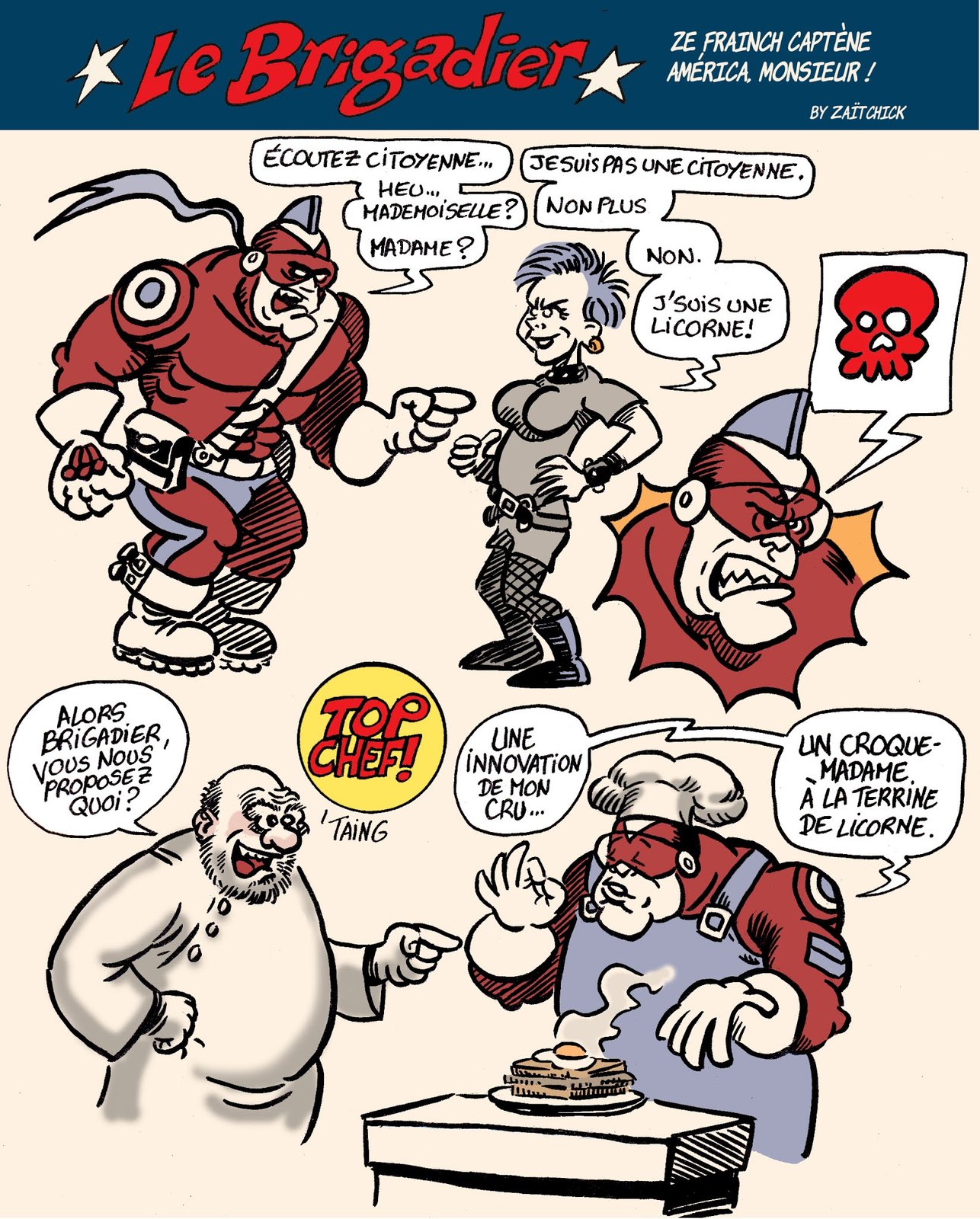 Le Brigadier fait de la cuisine inclusive