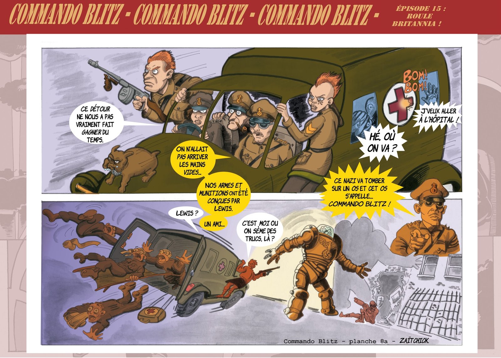 Commando Blitz, épisode 15 : Roule Britannia !