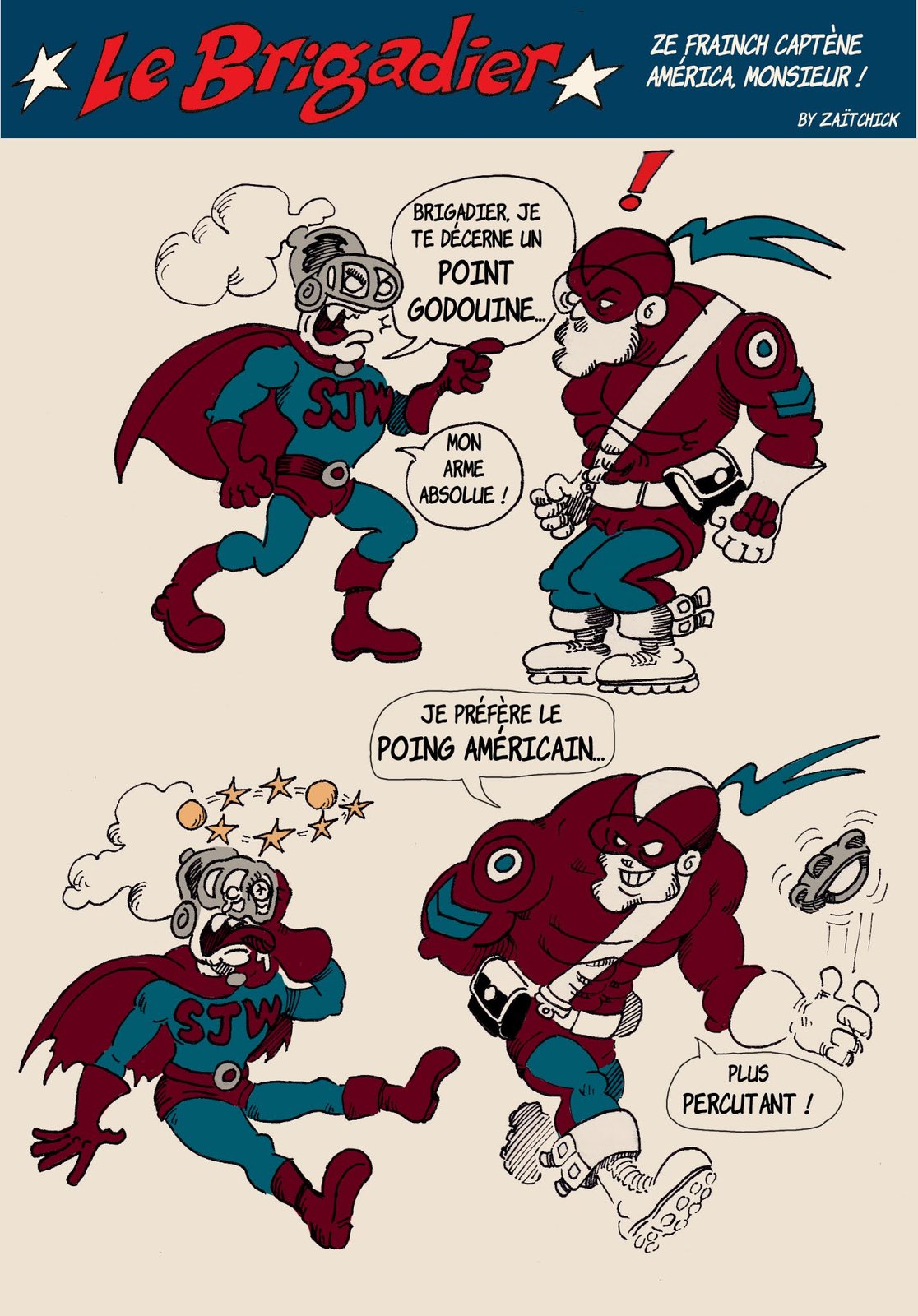 Le Brigadier met les poings sur les i.