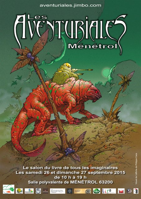 Visuel de l'affiche des Aventuriales de Ménétrol.