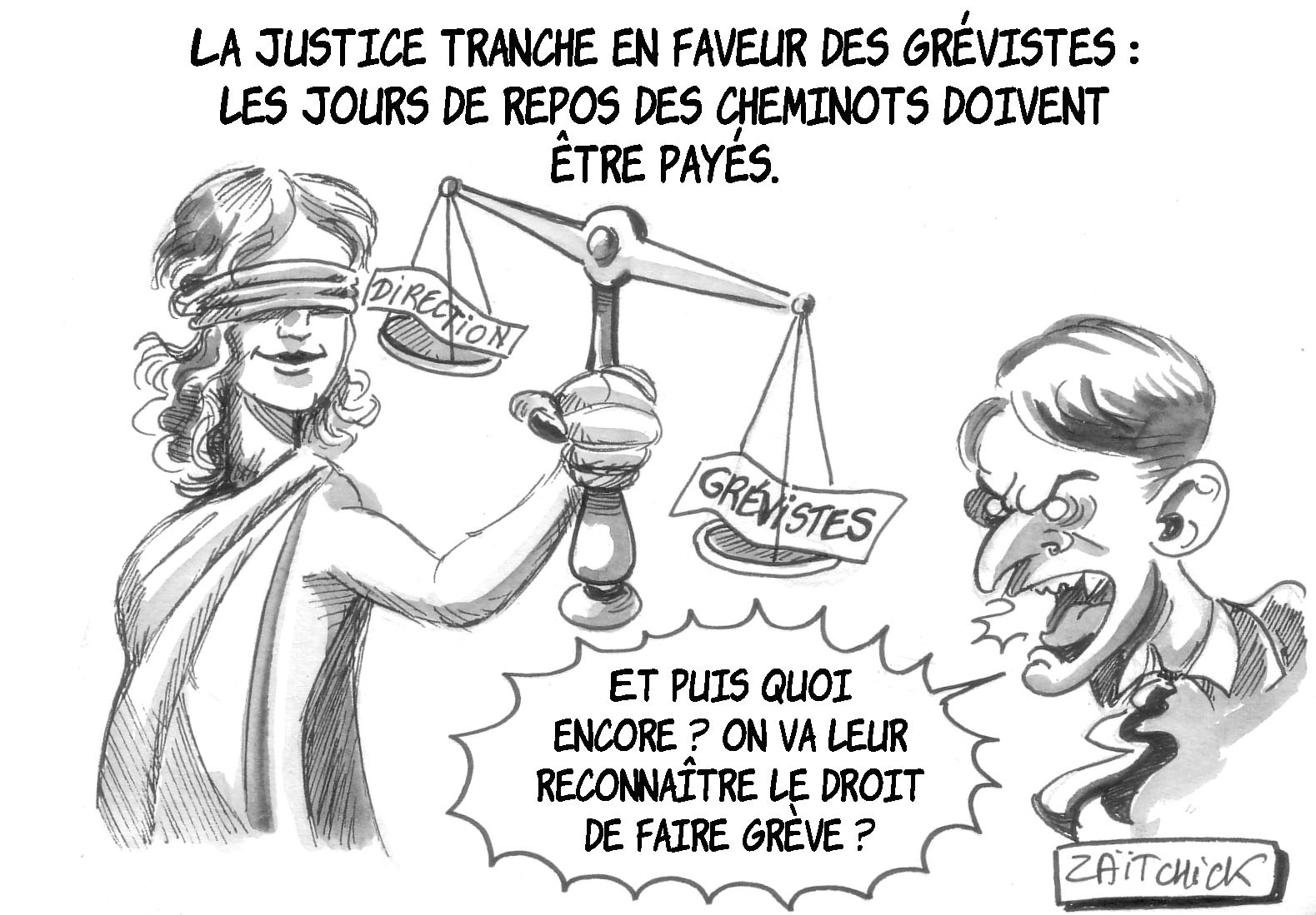 La SNCF condamnée à payer les jours de repos des grévistes.