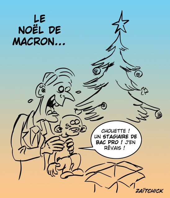 Le nöel de Macron