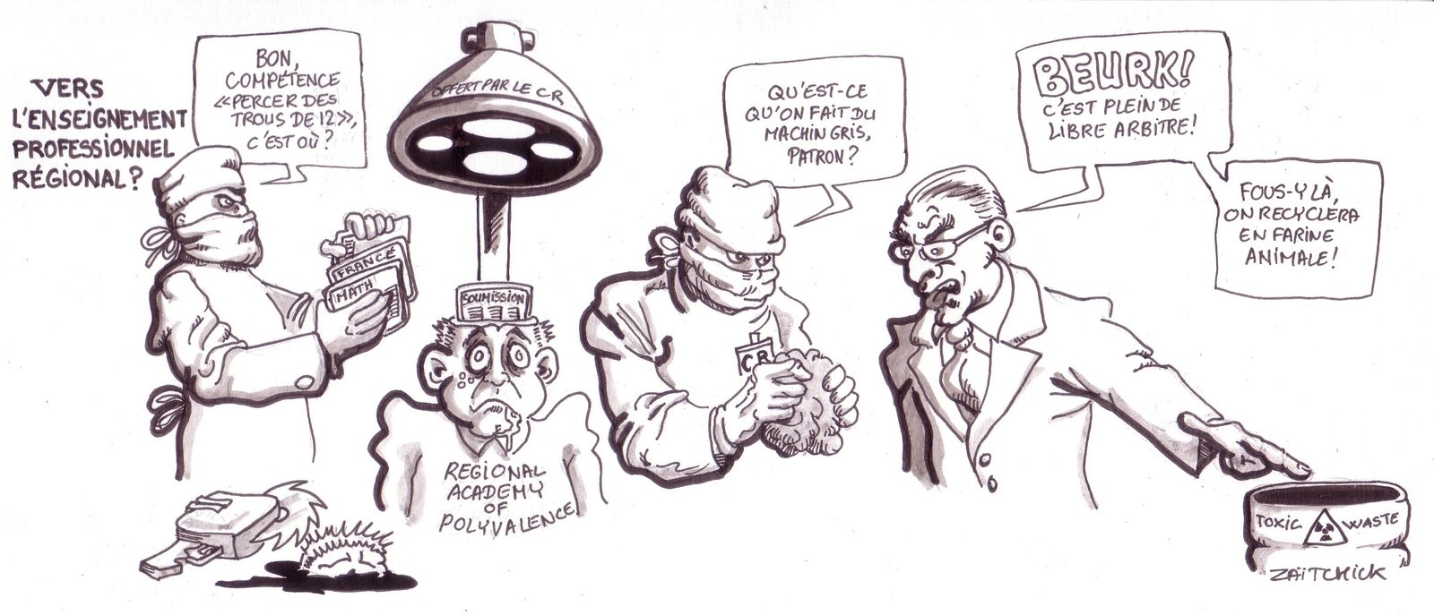 Contre la balkanisation de l'enseignement professionnel.