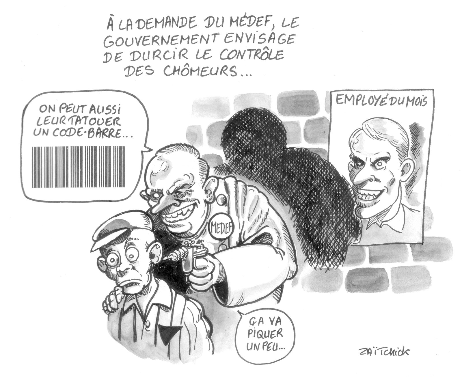 Big Médef is Watching you.