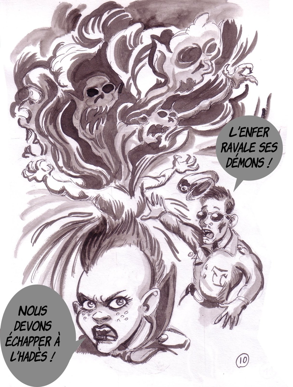 Commando Blitz, dans la Gueule de l'Hadès, planche 10