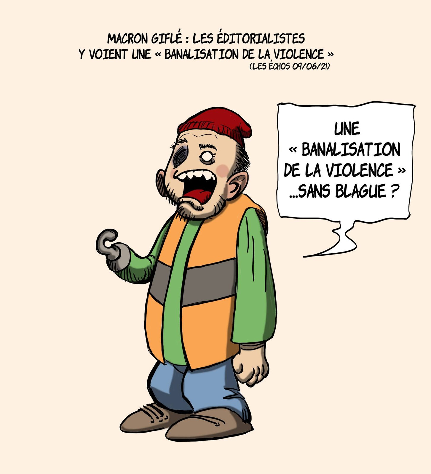 Au royaume de Macron, les borgnes sont rois.