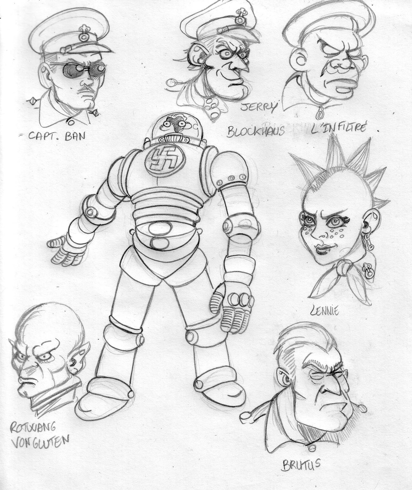 Commando Blitz : quelques gribouilles