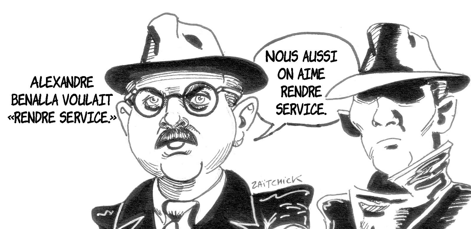 "C'est français, c'est la police française..."