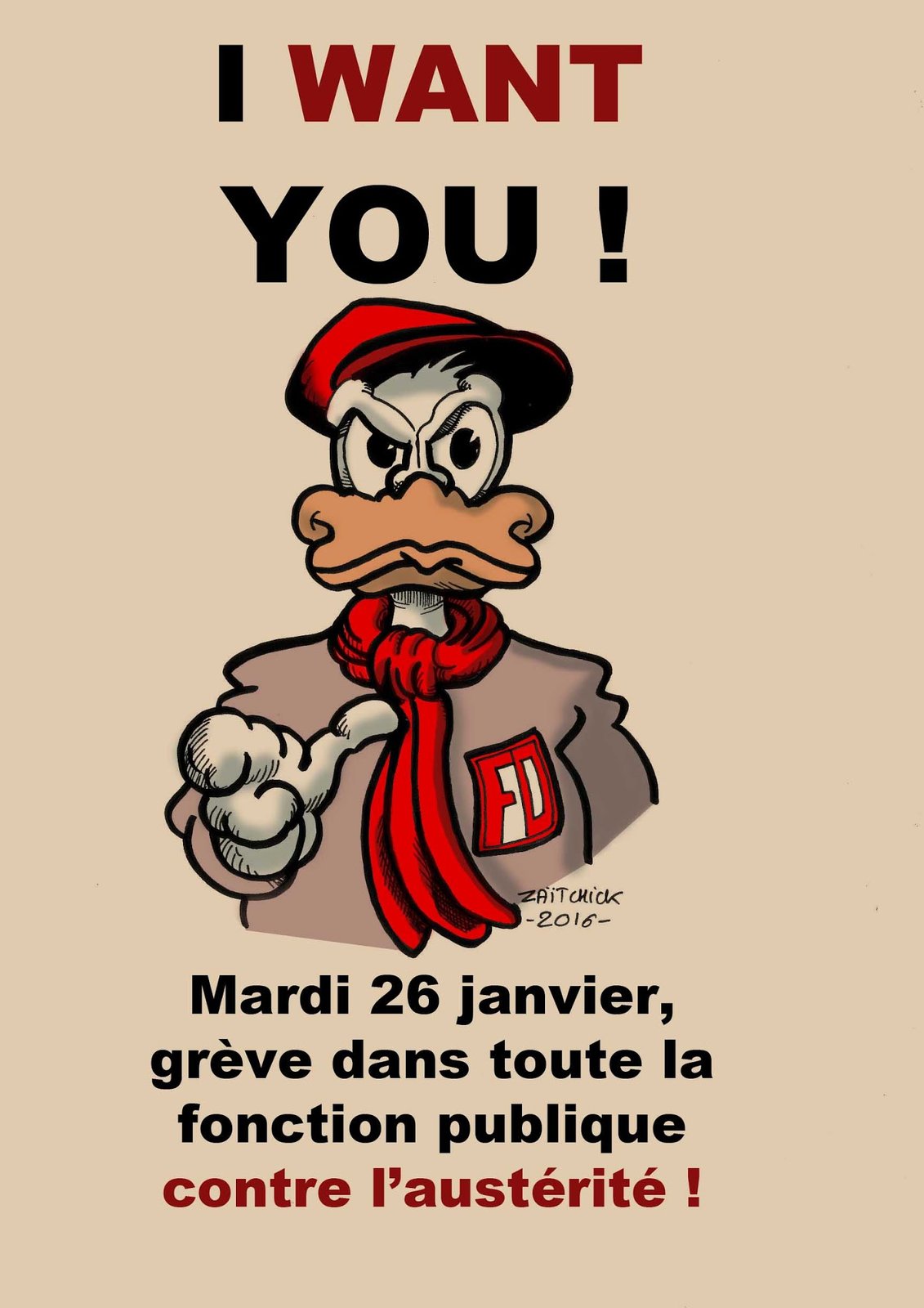 Contre l'austérité.