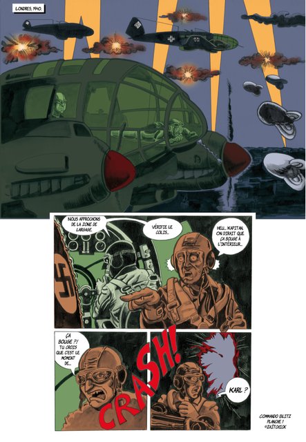 Commando Blitz, les planches-tests.