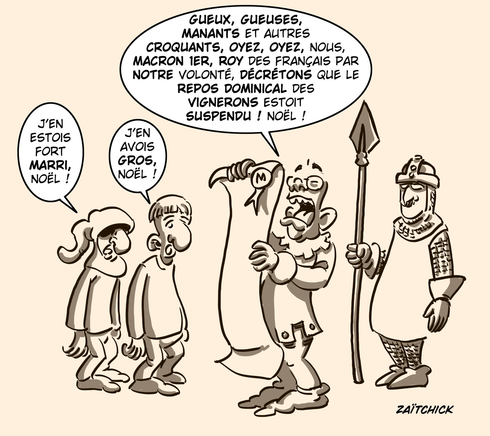 Pas de repos pour les gueux !