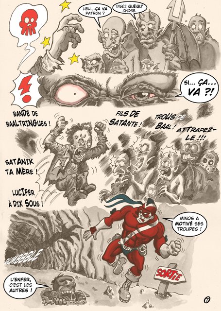 Le Brigadier aux enfers, planche 7