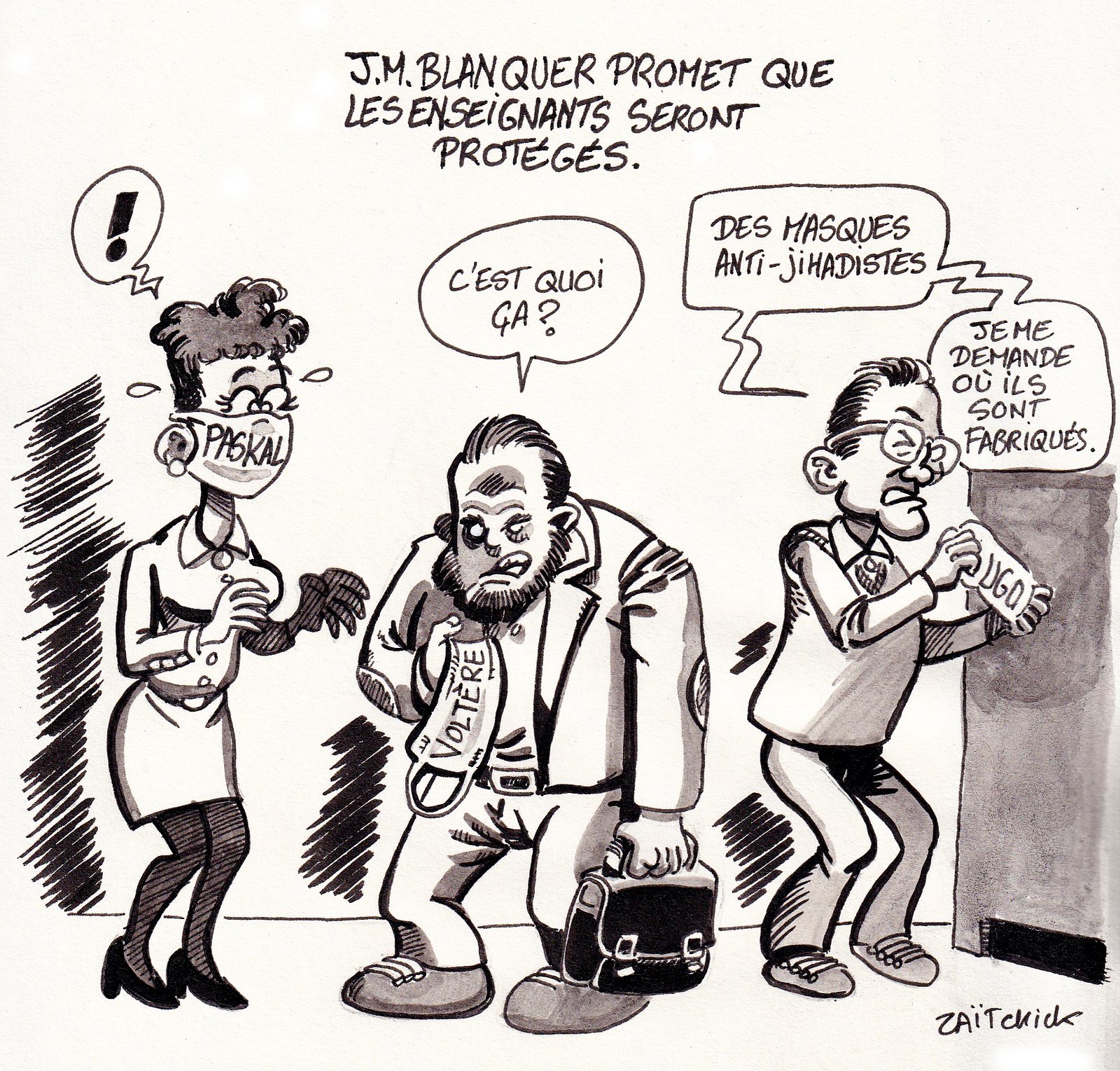 Masquons les problèmes