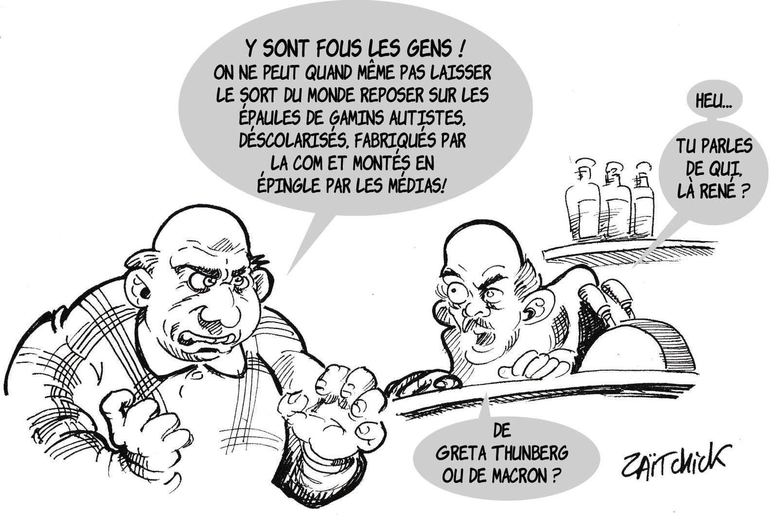 Pendant la suppression, la déconne continue...