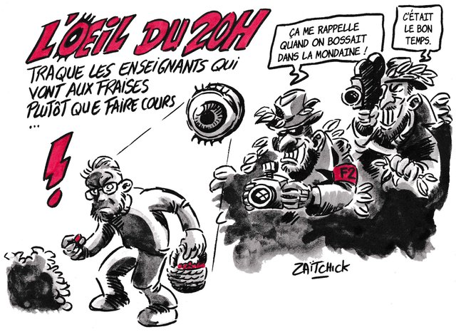 La télé de Papa...razzi.