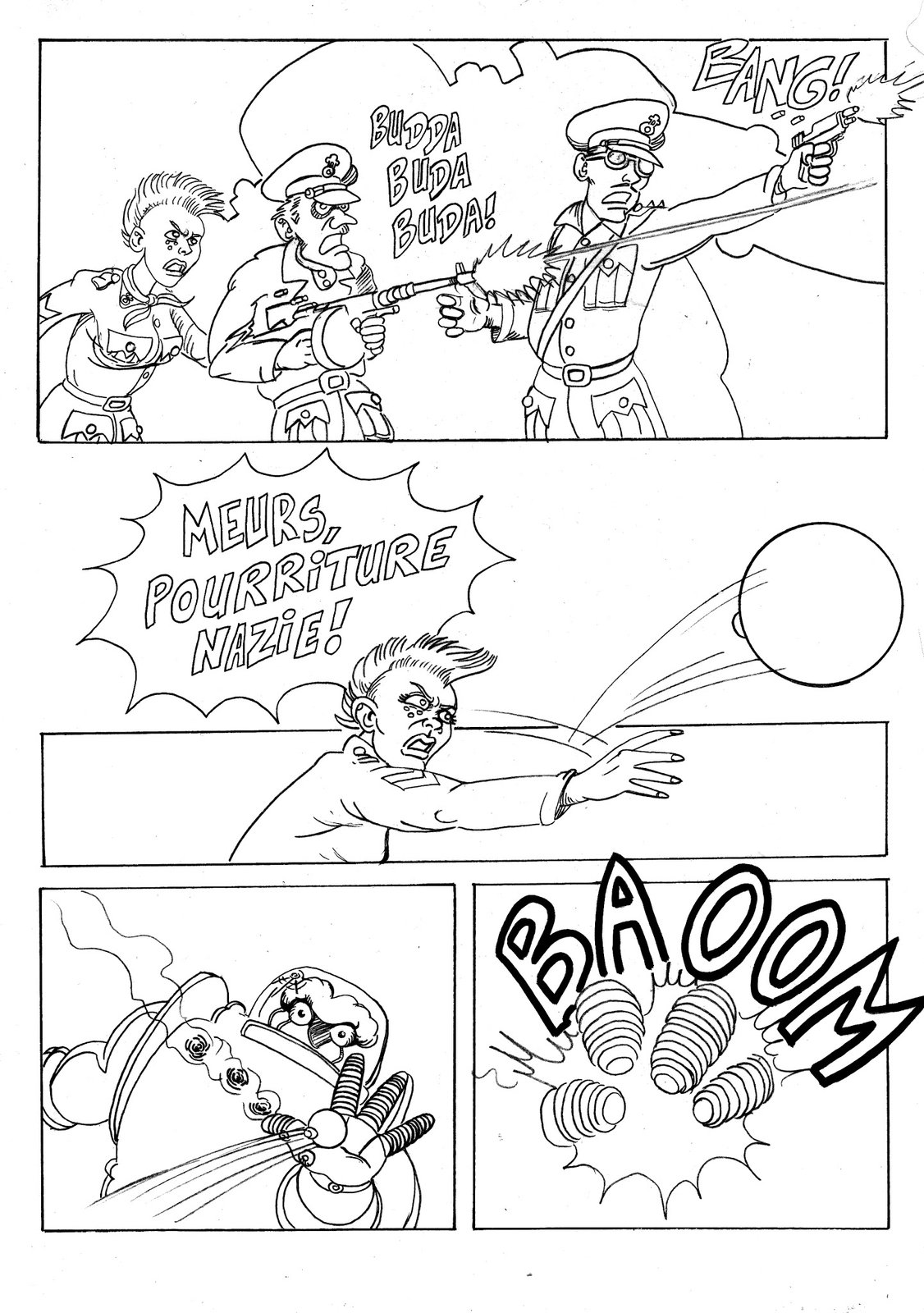 "Meurs pourriture nazie !"