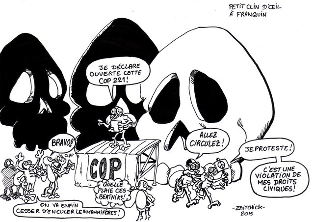 A force d'enc... les mouches, elles seront les seules à rester.