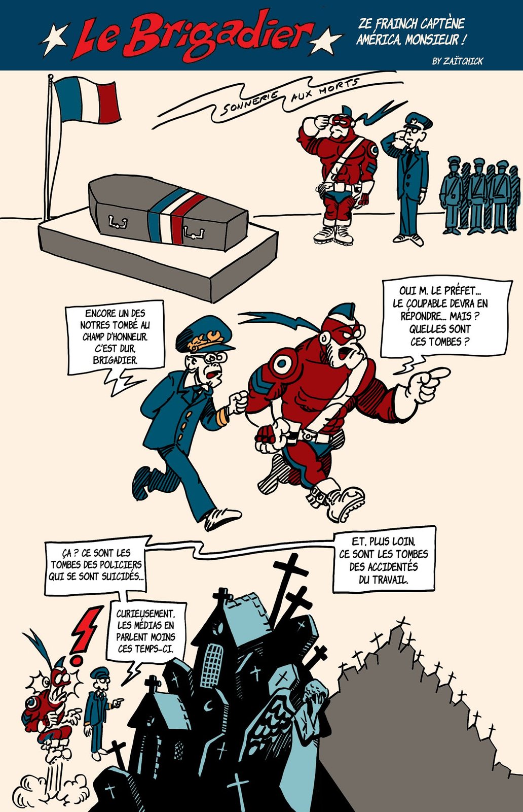 Le Brigadier tombe des nues (version 2)