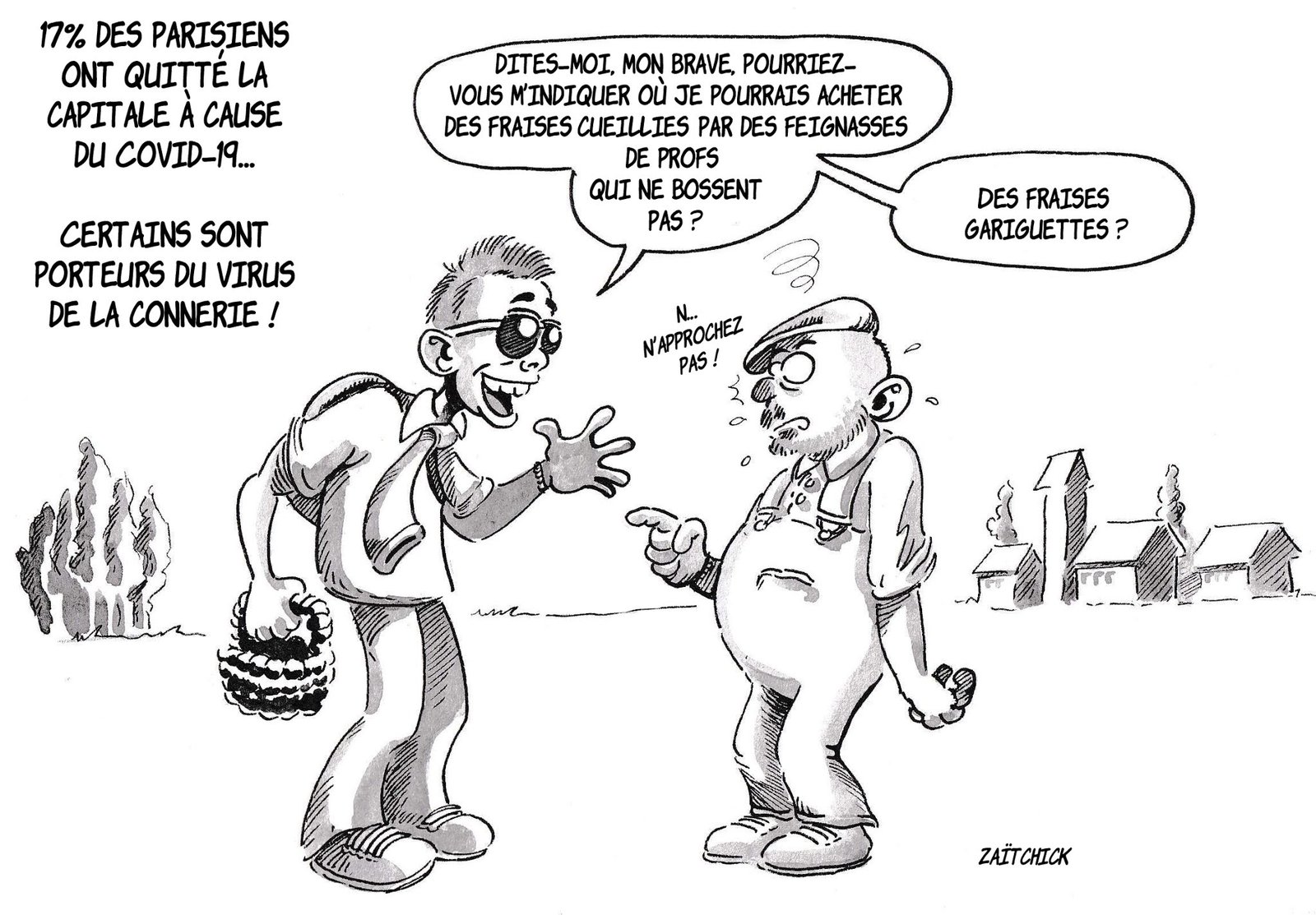 Monsieur le sous-doué aux champs