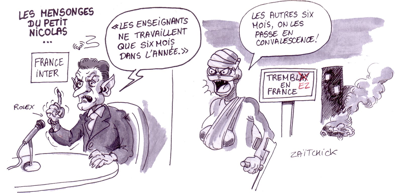 Tremblez en France avec le troll à ressorts