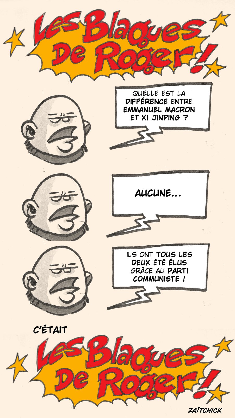 Les Poilantes blagues de Roger