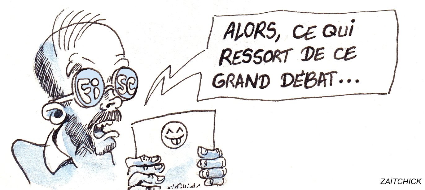 Grand débat, petit débit...