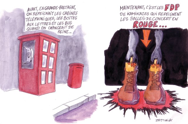 Du sang et des larmes.