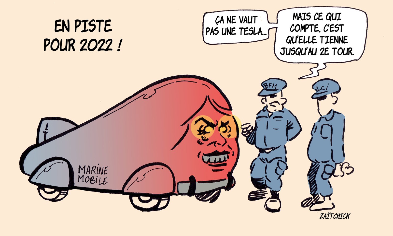 La course à l'Élysée en l'an 2022