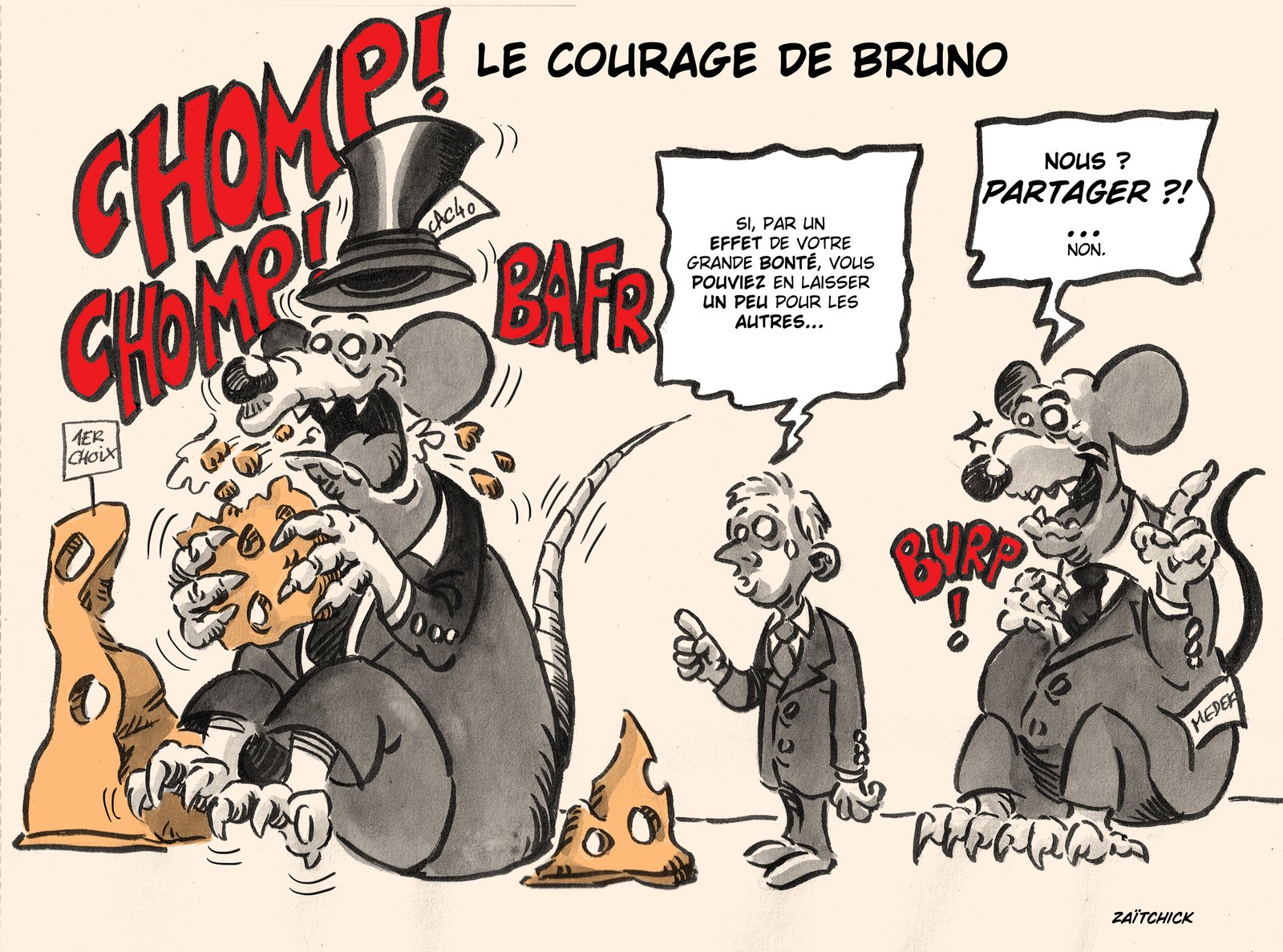 Bruno fait l'économie du partage