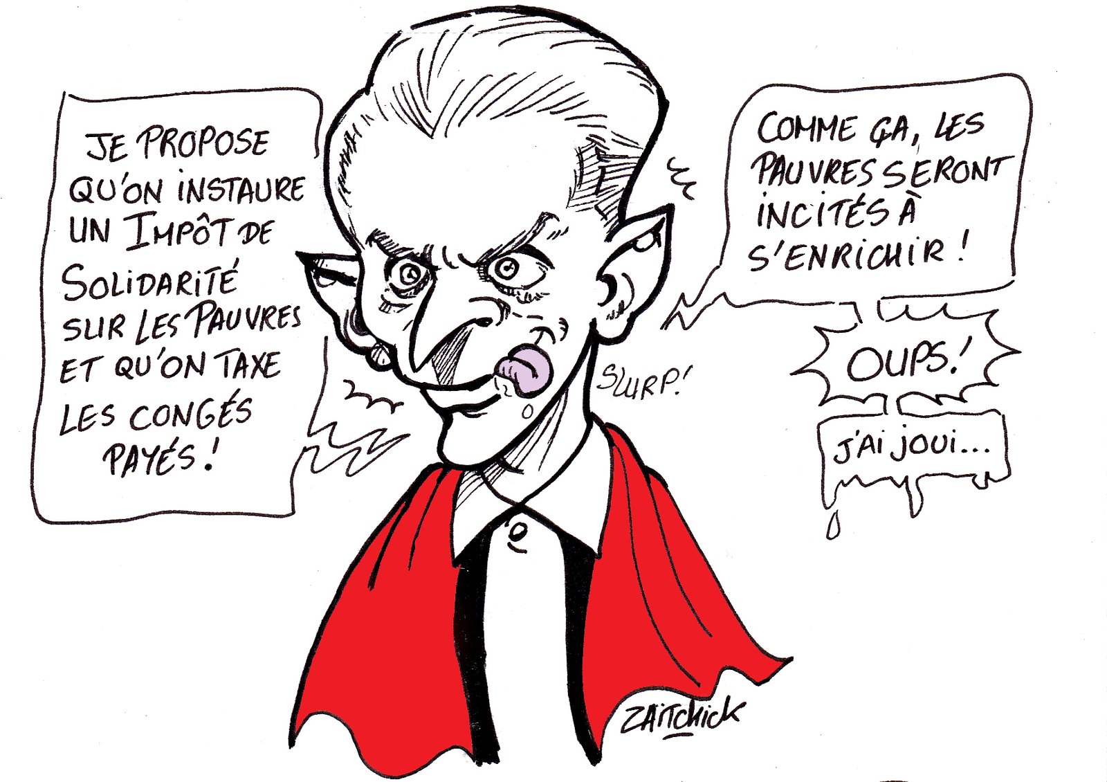 Et à quand un impôt sur la connerie ?