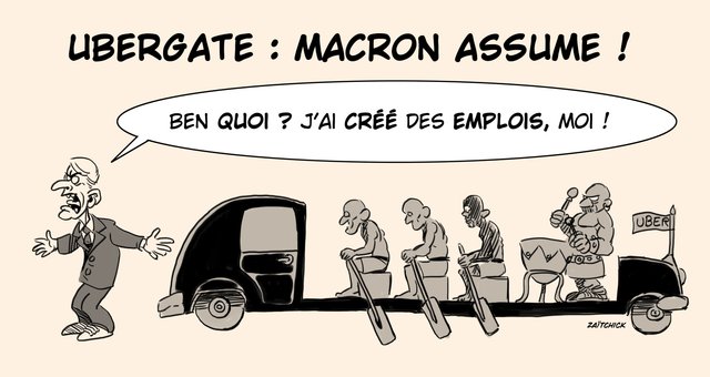 Macron über à l'aise