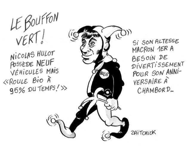 Bouffon... dans la gamelle.