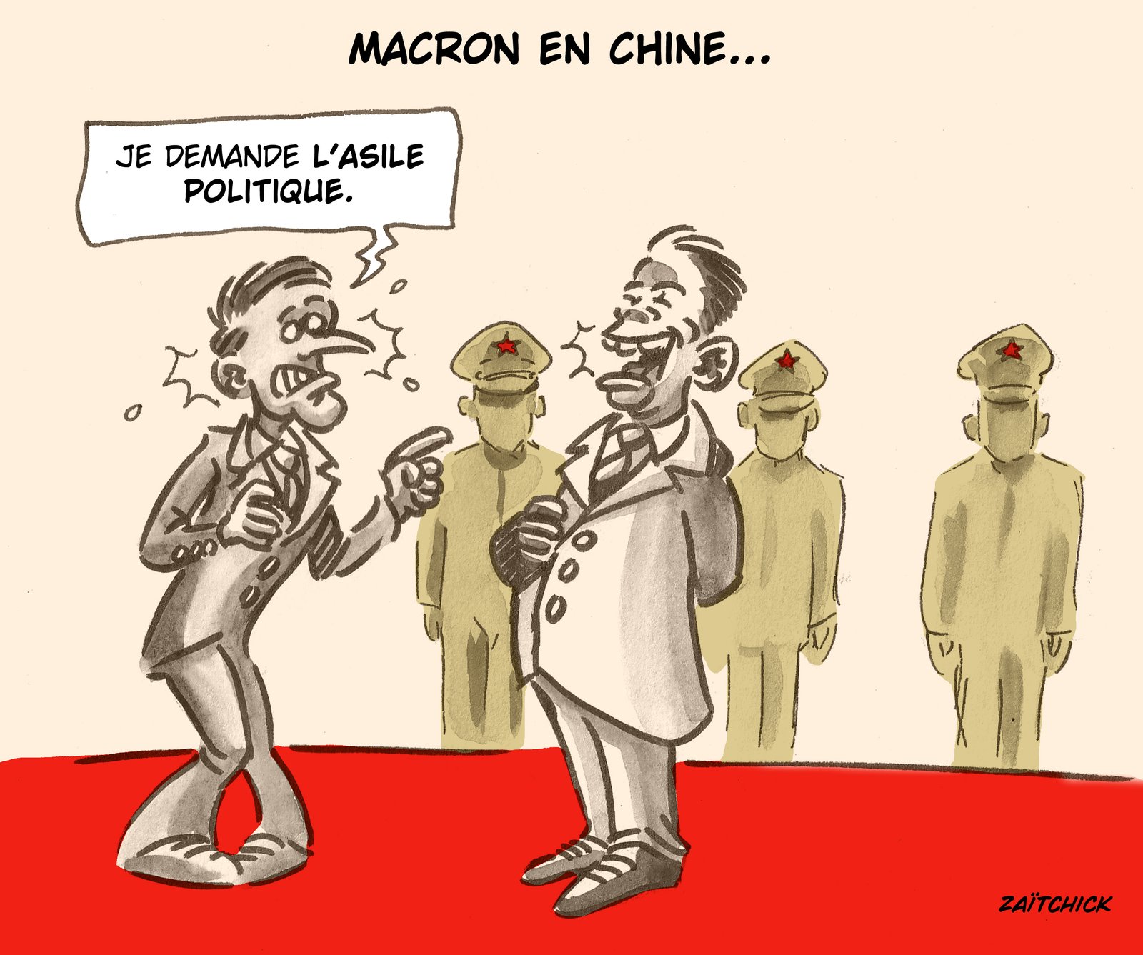 Macron en Chine